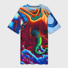 Платье-футболка 3D с принтом Hyper Beast в городе Новоалтайск,  |  | art | counter strike | cs | cs go | csgo | game | go | monster | steam | арт | зверь | игра | кс | ксго | монстр | скоростной | стим | чудовище