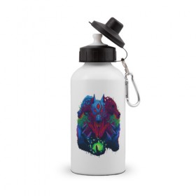Бутылка спортивная с принтом Hyper Beast в городе Новоалтайск, металл | емкость — 500 мл, в комплекте две пластиковые крышки и карабин для крепления | Тематика изображения на принте: art | counter strike | cs | cs go | csgo | game | go | monster | steam | арт | зверь | игра | кс | ксго | монстр | скоростной | чудовище