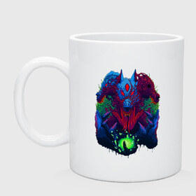 Кружка с принтом Hyper Beast в городе Новоалтайск, керамика | объем — 330 мл, диаметр — 80 мм. Принт наносится на бока кружки, можно сделать два разных изображения | art | counter strike | cs | cs go | csgo | game | go | monster | steam | арт | зверь | игра | кс | ксго | монстр | скоростной | чудовище