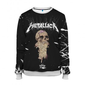 Женский свитшот 3D с принтом METALLICA в городе Новоалтайск, 100% полиэстер с мягким внутренним слоем | круглый вырез горловины, мягкая резинка на манжетах и поясе, свободная посадка по фигуре | matters metallica | metallica | metallica else | metallica nothing | metallicas metallica | nothing else | металлика | футболка металлика.