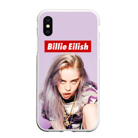 Чехол для iPhone XS Max матовый с принтом Billie Eilish в городе Новоалтайск, Силикон | Область печати: задняя сторона чехла, без боковых панелей | bad guy | bellyache | billie eilish | bury a friend | ocean eyes | when we all fall asleep where do we go | билли айлиш | музыка | певица