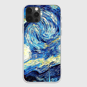 Чехол для iPhone 12 Pro с принтом ВАНГОГ в городе Новоалтайск, силикон | область печати: задняя сторона чехла, без боковых панелей | Тематика изображения на принте: art | impressionism | night | painting | planets | sky | stars | style | van gogh | waves | ван гог | вихрь | волны | живопись | звезды | импрессионизм | искусство | краски | небо | ночь | рисунок | стиль