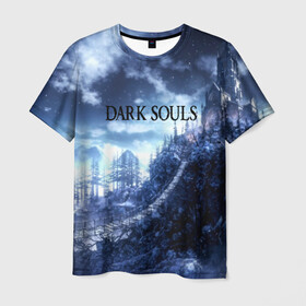 Мужская футболка 3D с принтом DARK SOULS в городе Новоалтайск, 100% полиэфир | прямой крой, круглый вырез горловины, длина до линии бедер | art | artwork | crown | dark soul | dark souls iii | death | digital art | embers | fanatsy | fire | flames | game | mask | skeletons | воин | минимализм | рыцарь | тёмные души