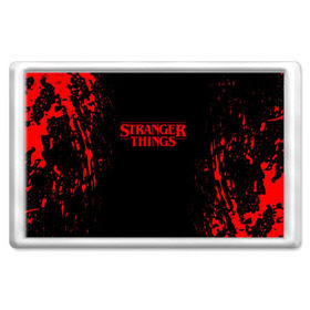 Магнит 45*70 с принтом STRANGER THINGS в городе Новоалтайск, Пластик | Размер: 78*52 мм; Размер печати: 70*45 | Тематика изображения на принте: 011 | eleven | friends don t lie | netflix | stranger things | демогоргон | нетфликс | одиннадцатая | очень странные дела | сезон 3 | сериалы