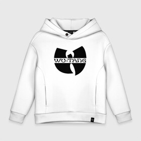 Детское худи Oversize хлопок с принтом WU TANG CLAN в городе Новоалтайск, френч-терри — 70% хлопок, 30% полиэстер. Мягкий теплый начес внутри —100% хлопок | боковые карманы, эластичные манжеты и нижняя кромка, капюшон на магнитной кнопке | logo | music | rap | wu tang | wu tang clan | ву танг | ву танг клан | зарубежная музыка | зарубежные | лого | музыка | реп