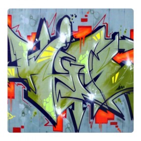 Магнитный плакат 3Х3 с принтом graffiti urban в городе Новоалтайск, Полимерный материал с магнитным слоем | 9 деталей размером 9*9 см | Тематика изображения на принте: felipe pantone | grafiti | paint | street art | urban | город | граффити | искусство | кирпичи | краски | рисунки | стена | улицы | уличное искусство