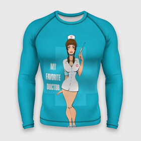 Мужской рашгард 3D с принтом Sexy nurse в городе Новоалтайск,  |  | beautiful | brunette | eyes | figure | girl | green | holding | holiday | legs | long | medical | medicine | nurse | perfect | short | straight | worker | брюнетка | глаза | девушка | держит | длинные | зелёные | идеальная | короткий | красивая | медицина