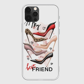Чехол для iPhone 12 Pro Max с принтом My best friends в городе Новоалтайск, Силикон |  | art | best | black | drops | fashion | font | friends | hearts | high | inscription | leather | leopard | model | my | red | shoes | text | бежевый | высокий | друзья | женские | искусство | каблук | капли | кляксы | кожа | красный | леопардовый | лучшие 