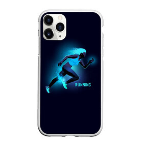 Чехол для iPhone 11 Pro матовый с принтом RUNNING NEON в городе Новоалтайск, Силикон |  | girl | neon | running | sport | бег | девушка | неон | неоновый | спорт