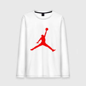 Мужской лонгслив хлопок с принтом MICHAEL JORDAN в городе Новоалтайск, 100% хлопок |  | 23 | bulls | chicago bulls | jordan | logo | michael jordan | paris saint germain | psg | red | sport | быки | джордан | лого | майкл джордан | псг | спорт | чигаго буллс