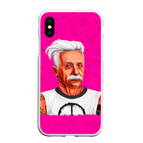 Чехол для iPhone XS Max матовый с принтом Альберт Эйнштейн хипстер в городе Новоалтайск, Силикон | Область печати: задняя сторона чехла, без боковых панелей | альберт | большого взрыва | ботаник | доктор наук | зигмунд | инштейн | наколки | нобель | премия | прическа | розовая | тату | татушка | теория | уравнения | усы | физика | формулы | хипстер | эйнштейн