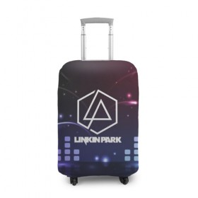 Чехол для чемодана 3D с принтом linkin park в городе Новоалтайск, 86% полиэфир, 14% спандекс | двустороннее нанесение принта, прорези для ручек и колес | chester | linkin park | punk | rock | альтернативный хип хоп | группа | инди поп | музыка | музыкальное произведение | ноты | панк | регги | рок | синти поп | честер