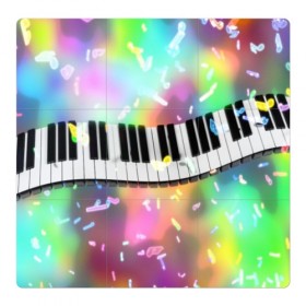 Магнитный плакат 3Х3 с принтом music в городе Новоалтайск, Полимерный материал с магнитным слоем | 9 деталей размером 9*9 см | music | абстракция | книга | листы | музыка | музыкальный | ноты | произведение | страница | тетрадь