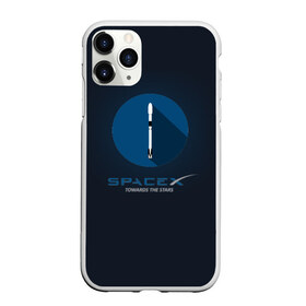 Чехол для iPhone 11 Pro матовый с принтом Towards the stars SPACE X в городе Новоалтайск, Силикон |  | elon musk | falcon 9 | spacex | towards the stars | илон маск | к звездам | космос | ракета