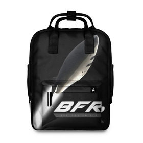 Женский рюкзак 3D с принтом BFR (Big Falcon Rocket) в городе Новоалтайск, 100% полиэстер | лямки с регулируемой длиной, сверху ручки, чтобы рюкзак нести как сумку. Основное отделение закрывается на молнию, как и внешний карман. Внутри два дополнительных кармана, один из которых закрывается на молнию. По бокам два дополнительных кармашка, куда поместится маленькая бутылочка
 | bfr | big falcon rocket | elon musk | falcon 9 | falcon heavy | spacex | илон маск | космический корабль | космос | ракета
