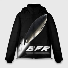 Мужская зимняя куртка 3D с принтом BFR (Big Falcon Rocket) в городе Новоалтайск, верх — 100% полиэстер; подкладка — 100% полиэстер; утеплитель — 100% полиэстер | длина ниже бедра, свободный силуэт Оверсайз. Есть воротник-стойка, отстегивающийся капюшон и ветрозащитная планка. 

Боковые карманы с листочкой на кнопках и внутренний карман на молнии. | bfr | big falcon rocket | elon musk | falcon 9 | falcon heavy | spacex | илон маск | космический корабль | космос | ракета