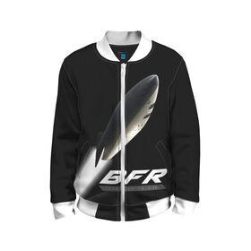 Детский бомбер 3D с принтом BFR (Big Falcon Rocket) в городе Новоалтайск, 100% полиэстер | застегивается на молнию, по бокам два кармана без застежек, мягкие манжеты, по низу бомбера и на воротнике — эластичная резинка | Тематика изображения на принте: bfr | big falcon rocket | elon musk | falcon 9 | falcon heavy | spacex | илон маск | космический корабль | космос | ракета
