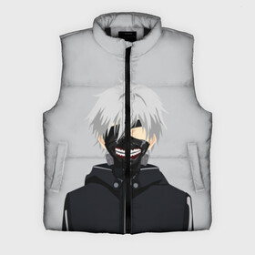 Мужской жилет утепленный 3D с принтом Kaneki Ken в маске в городе Новоалтайск,  |  | ghoul | kaneki | ken | tokyo | гуль | канеки | кен | токийский