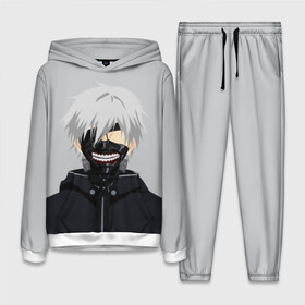 Женский костюм 3D (с толстовкой) с принтом Kaneki Ken в маске в городе Новоалтайск,  |  | ghoul | kaneki | ken | tokyo | гуль | канеки | кен | токийский