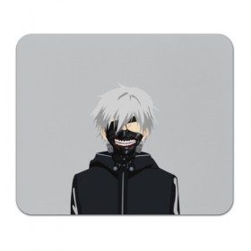 Коврик прямоугольный с принтом Kaneki Ken в городе Новоалтайск, натуральный каучук | размер 230 х 185 мм; запечатка лицевой стороны | Тематика изображения на принте: ghoul | kaneki | ken | tokyo | гуль | канеки | кен | токийский