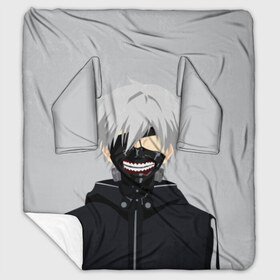 Плед с рукавами с принтом Kaneki Ken в городе Новоалтайск, 100% полиэстер | Закругленные углы, все края обработаны. Ткань не мнется и не растягивается. Размер 170*145 | ghoul | kaneki | ken | tokyo | гуль | канеки | кен | токийский