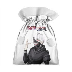 Подарочный 3D мешок с принтом Kaneki Ken в городе Новоалтайск, 100% полиэстер | Размер: 29*39 см | ghoul | kaneki | ken | tokyo | гуль | канеки | кен | токийский