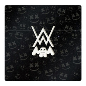 Магнитный плакат 3Х3 с принтом Alan Walker & Marshmello в городе Новоалтайск, Полимерный материал с магнитным слоем | 9 деталей размером 9*9 см | alan walker | marshmello | алан валкер | алан волкер | алан уокер | диджей | клуб | клубная музыка | маршмеллоу | маршмэлло | маршмэллоу | музыка | музыкант | песни | электронная