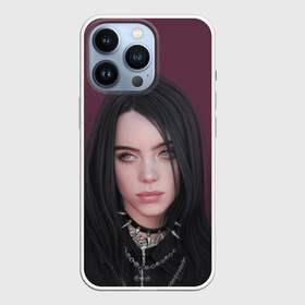 Чехол для iPhone 13 Pro с принтом Black Eilish в городе Новоалтайск,  |  | Тематика изображения на принте: billie eilish | lovely | music | ocean eyes | pop | билли айлиш | девушка | музыка | океан | поп | эйлиш | элиш