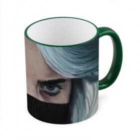 Кружка 3D с принтом Billie`s eyes в городе Новоалтайск, керамика | ёмкость 330 мл | billie eilish | lovely | music | ocean eyes | pop | билли айлиш | девушка | музыка | океан | поп | эйлиш | элиш