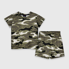 Детский костюм с шортами 3D с принтом Камуфляж в городе Новоалтайск,  |  | abstraction | camouflage | disguise | fashion | geometric | military | texture | абстракция | военная | геометрическая | камуфляж | маскировка | мода | текстура