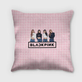 Подушка 3D с принтом Black Pink 2019 в городе Новоалтайск, наволочка – 100% полиэстер, наполнитель – холлофайбер (легкий наполнитель, не вызывает аллергию). | состоит из подушки и наволочки. Наволочка на молнии, легко снимается для стирки | 2019 | black | black pink | k pop | kill | kill this love | korea | logo | music | pink | pop | блек пинк | блэк пинк | газета | девушки | кпоп | лого | музыка | надпись | розовый