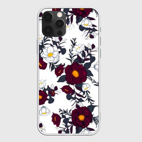 Чехол для iPhone 12 Pro Max с принтом Tropical forest flowers в городе Новоалтайск, Силикон |  | Тематика изображения на принте: art | flowers | арт | букет | лепестки | листья | художество | цветок | цветы