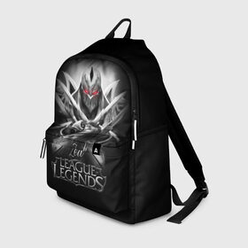 Рюкзак 3D с принтом League of Legends, Zed в городе Новоалтайск, 100% полиэстер | лямки с регулируемой длиной, сверху петелька, чтобы рюкзак можно было повесить на вешалку. Основное отделение закрывается на молнию, как и внешний карман. Внутри два дополнительных кармана, один из которых закрывается на молнию. По бокам два дополнительных кармашка | league of legends | lol | zed | зед | игры | киберспорт | компьютерные игры | лига легенд