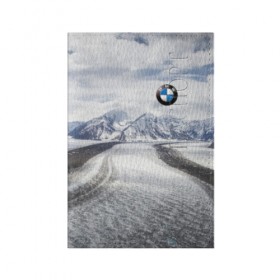 Обложка для паспорта матовая кожа с принтом BMW в городе Новоалтайск, натуральная матовая кожа | размер 19,3 х 13,7 см; прозрачные пластиковые крепления | bmw | clouds | ice | mountains | prestige | road | sky | snow | бмв | горы | дорога | лед | небо | облака | престиж | снег
