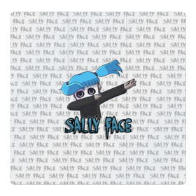 Магнитный плакат 3Х3 с принтом Sally Face в городе Новоалтайск, Полимерный материал с магнитным слоем | 9 деталей размером 9*9 см | sally face | игра | компьютерная игра | лицо | маска | протез | сали фейс | салли фейс | школа | шрамы