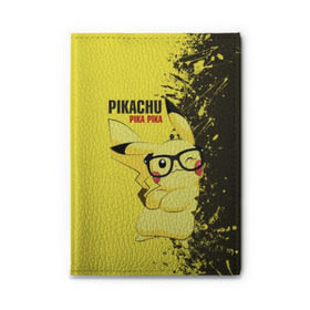 Обложка для автодокументов с принтом Pikachu Pika Pika в городе Новоалтайск, натуральная кожа |  размер 19,9*13 см; внутри 4 больших “конверта” для документов и один маленький отдел — туда идеально встанут права | pika | pikachu | аниме | детская | детям | игры | молния | мышка | мышь | пика | пикачу | покемон | покемоны