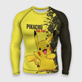 Мужской рашгард 3D с принтом Pikachu Pika Pika в городе Новоалтайск,  |  | pika | pikachu | аниме | детская | детям | игры | молния | мышка | мышь | пика | пикачу | покемон | покемоны