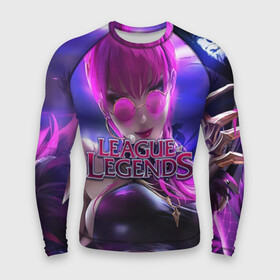 Мужской рашгард 3D с принтом League of Legends в городе Новоалтайск,  |  | kda | lol | rise | rus | skins | варвик | варус | воин | легенд | лига | лол | маг | стрелок | танк | чемпион