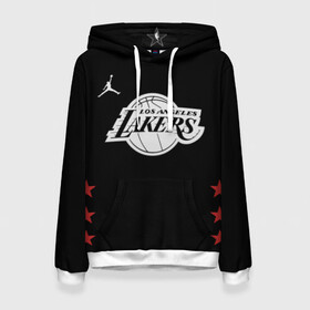 Женская толстовка 3D с принтом Kobe BRYANT Jersey в городе Новоалтайск, 100% полиэстер  | двухслойный капюшон со шнурком для регулировки, мягкие манжеты на рукавах и по низу толстовки, спереди карман-кенгуру с мягким внутренним слоем. | bryant | jersey | kobe | kobe bryant | lakers | los angeles lakers | джерси | коби | коби брайант