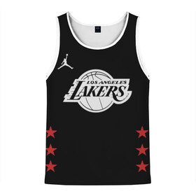 Мужская майка 3D с принтом Kobe BRYANT Jersey в городе Новоалтайск, 100% полиэстер | круглая горловина, приталенный силуэт, длина до линии бедра. Пройма и горловина окантованы тонкой бейкой | bryant | jersey | kobe | kobe bryant | lakers | los angeles lakers | джерси | коби | коби брайант