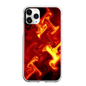 Чехол для iPhone 11 Pro матовый с принтом Огненная лава в городе Новоалтайск, Силикон |  | fire | flame | in fire | smoke | в огне | дым | огненный | огонь | текстуры