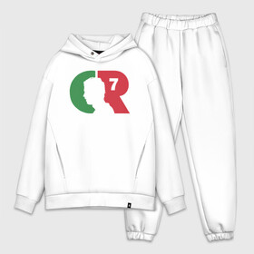 Мужской костюм хлопок OVERSIZE с принтом Роналду в городе Новоалтайск,  |  | 7 | cr | cr7 | cristiano | football | juventus | portugal | ronaldo | криштиану | мяч | португалия | роналдо | роналду | футбол | ювентус