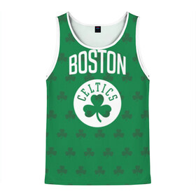 Мужская майка 3D с принтом Boston Celtics в городе Новоалтайск, 100% полиэстер | круглая горловина, приталенный силуэт, длина до линии бедра. Пройма и горловина окантованы тонкой бейкой | boston | boston celtics | celtics | бостон | бостон селтикс