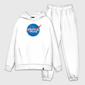 Мужской костюм хлопок OVERSIZE с принтом STRANGER THINGS NASA в городе Новоалтайск,  |  | 011 | eleven | friends don t lie | nasa | netflix | season 3 | stranger things | демогоргон | наса | нетфликс | одиннадцатая | очень странные дела | сезон 3 | сериалы