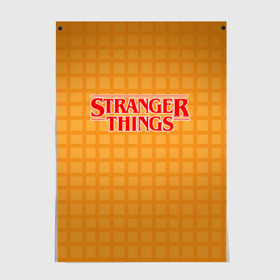 Постер с принтом STRANGER THINGS в городе Новоалтайск, 100% бумага
 | бумага, плотность 150 мг. Матовая, но за счет высокого коэффициента гладкости имеет небольшой блеск и дает на свету блики, но в отличии от глянцевой бумаги не покрыта лаком | 011 | eggo | eleven | friends don t lie | netflix | season 3 | stranger things | демогоргон | нетфликс | одиннадцатая | очень странные дела | сезон 3 | сериалы