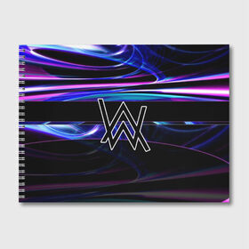 Альбом для рисования с принтом alan walker в городе Новоалтайск, 100% бумага
 | матовая бумага, плотность 200 мг. | Тематика изображения на принте: alan walker | club | music | клуб | клубная музыка | клубняк