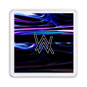 Магнит 55*55 с принтом alan walker в городе Новоалтайск, Пластик | Размер: 65*65 мм; Размер печати: 55*55 мм | alan walker | club | music | клуб | клубная музыка | клубняк