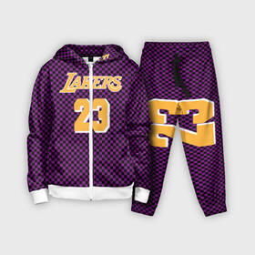 Детский костюм 3D с принтом Lebron James в городе Новоалтайск,  |  | jersey | king james | lakers | lebron | lebron james | los angeles lakers | джерси | леброн | леброн джеймс