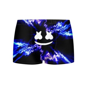 Мужские трусы 3D с принтом Marshmello DJ в городе Новоалтайск, 50% хлопок, 50% полиэстер | классическая посадка, на поясе мягкая тканевая резинка | christopher comstock | dj | marshmello | music | диджей | клубная музыка | клубняк | крис комсток | логотип | маршмеллоу | музыка