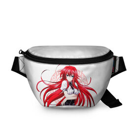 Поясная сумка 3D с принтом High School DxD, Риас в городе Новоалтайск, 100% полиэстер | плотная ткань, ремень с регулируемой длиной, внутри несколько карманов для мелочей, основное отделение и карман с обратной стороны сумки застегиваются на молнию | high school dxd | highschool dxd | rias gremory | аниме | демоны старшей школы | манга | ранобэ | риас | риас гремори | старшая школа dxd | старшая школа демоны против падших | хай сукуру dxd